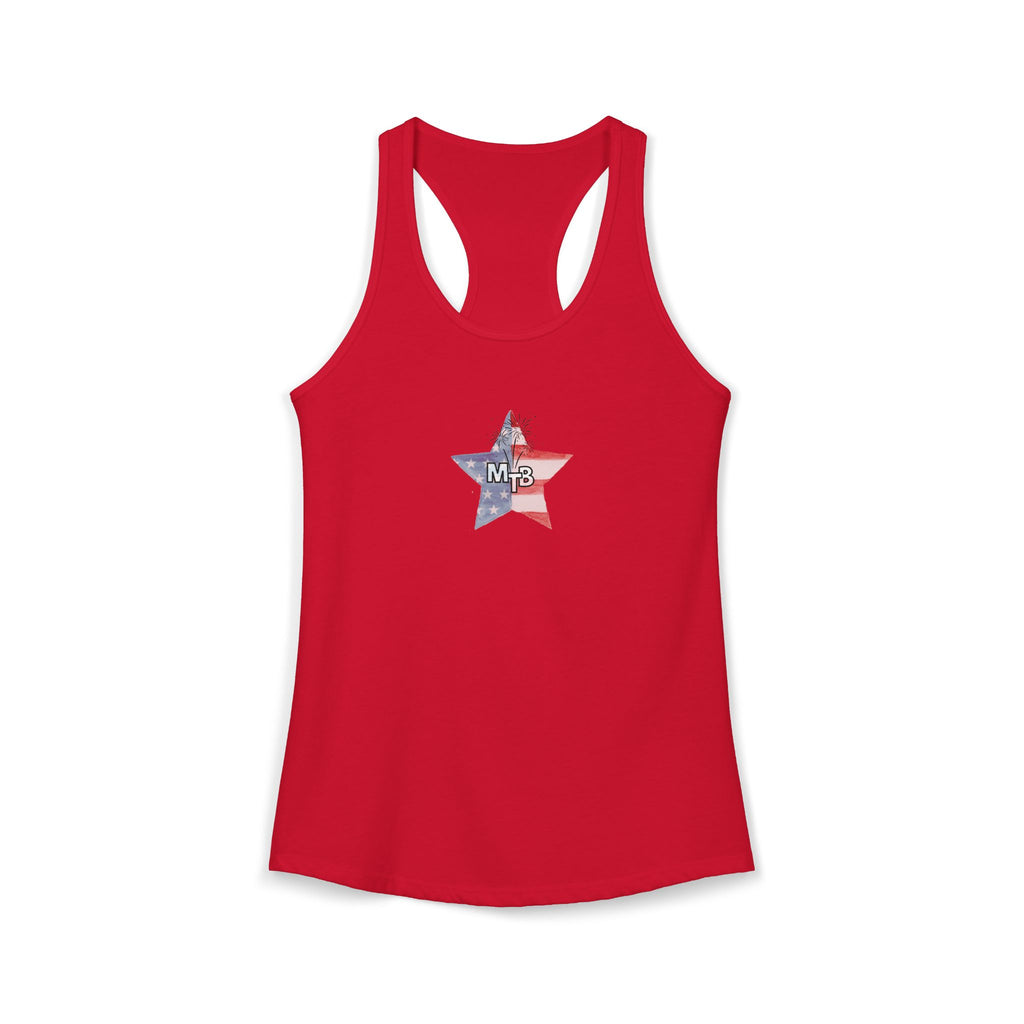 The Mom TruthBomb Star - Women's Ideal Racerback Tank