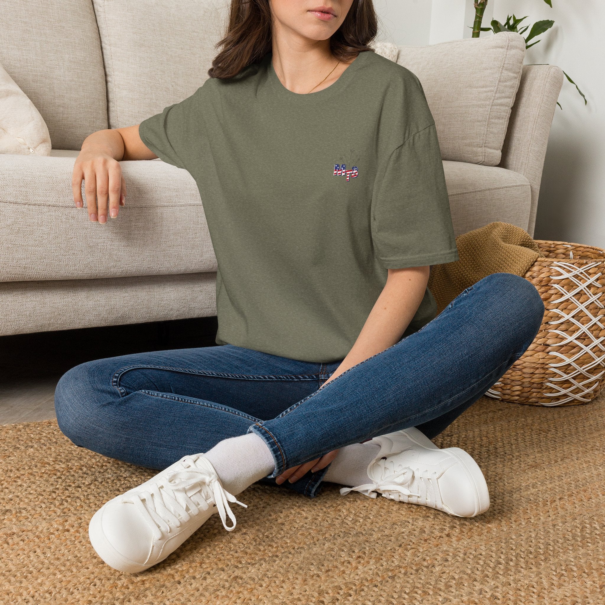The Mom TruthBomb, Stars and Stripes Logo Unisex Softstyle T-Shirt