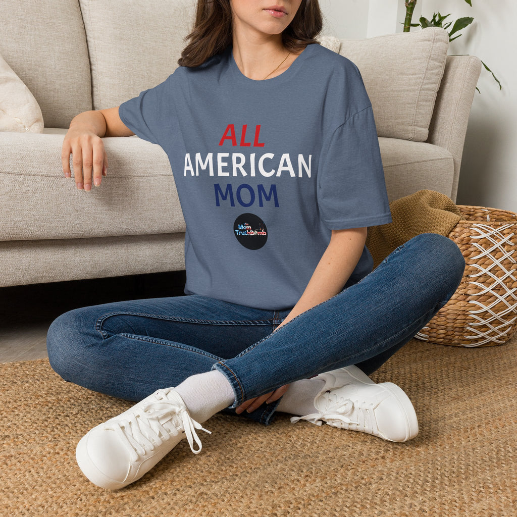 All American Mom - Unisex Softstyle T-Shirt
