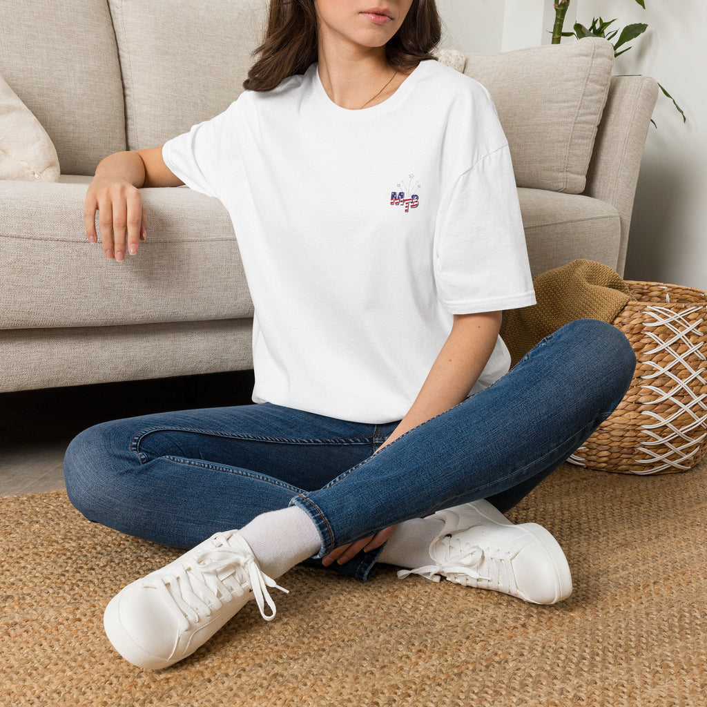 The Mom TruthBomb, Stars and Stripes Logo Unisex Softstyle T-Shirt