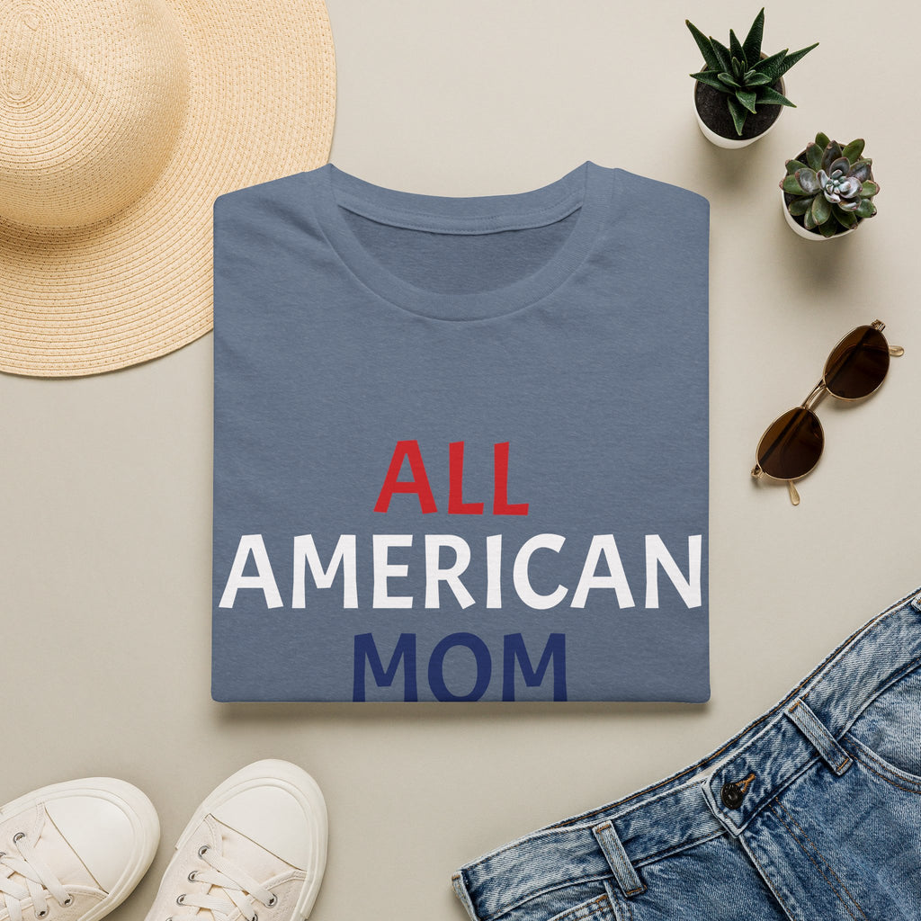 All American Mom - Unisex Softstyle T-Shirt