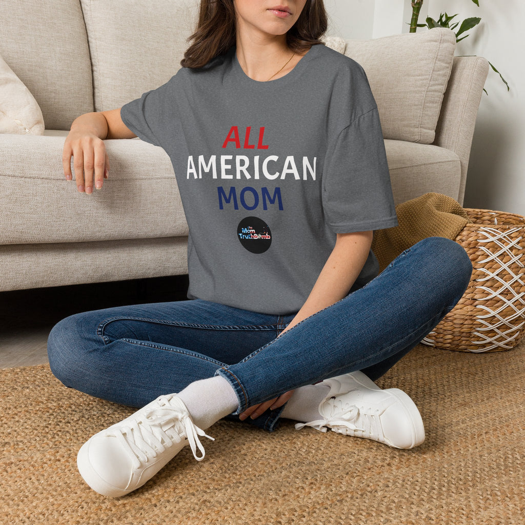 All American Mom - Unisex Softstyle T-Shirt