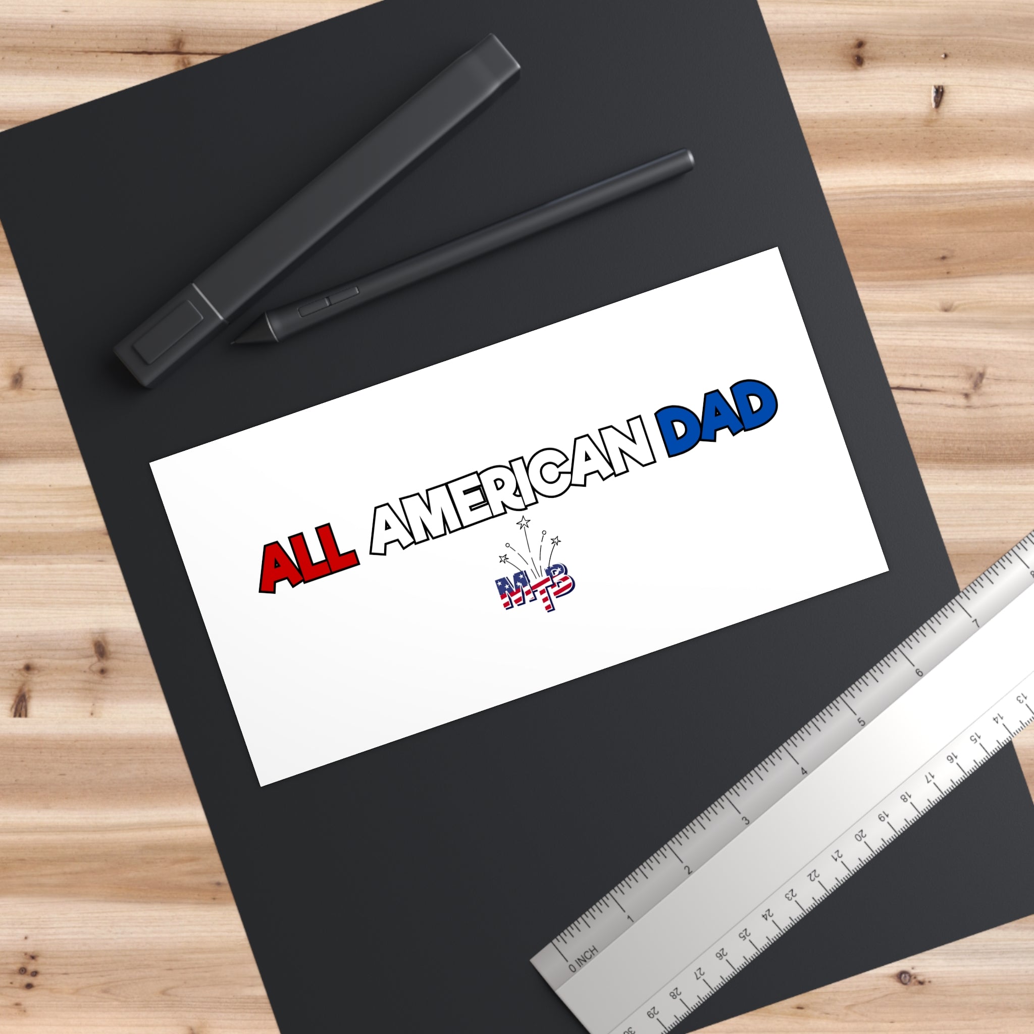 All American Dad Bumper Sticker