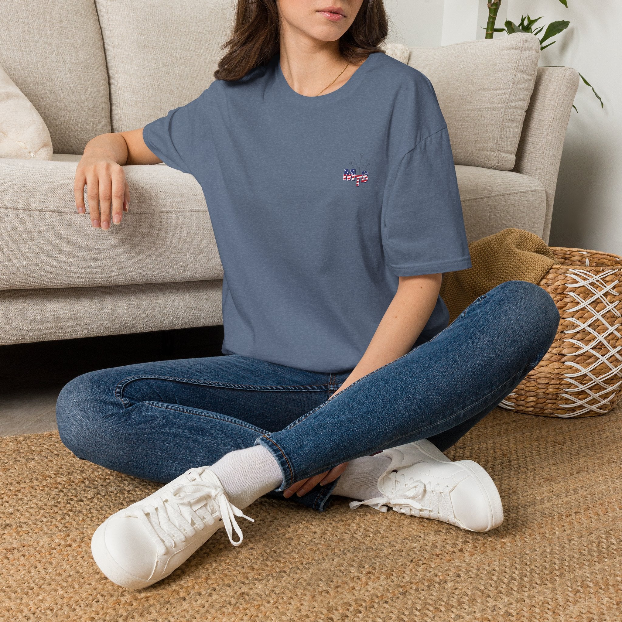 The Mom TruthBomb, Stars and Stripes Logo Unisex Softstyle T-Shirt