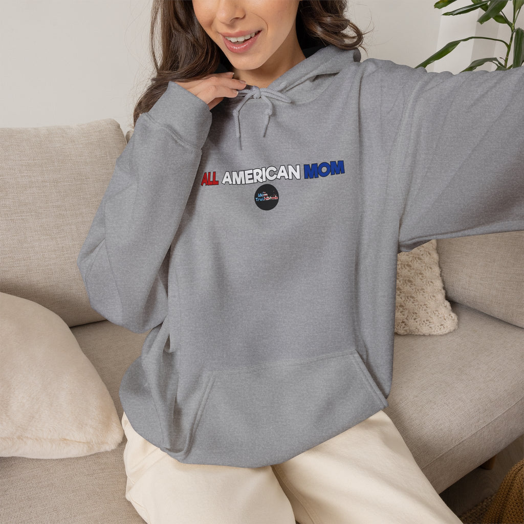 All American Mom - Unisex Heavy Blend™ Hooded Sweatshirt