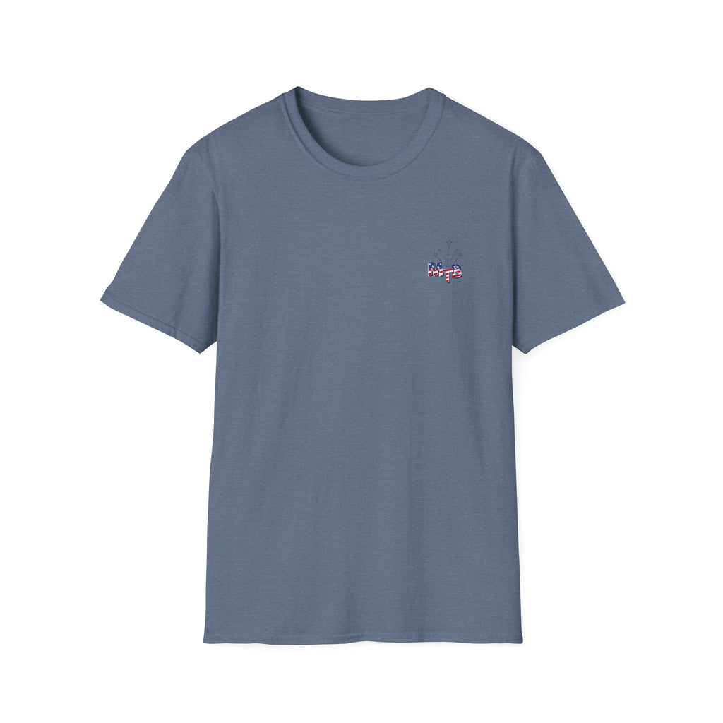 The Mom TruthBomb, Stars and Stripes Logo Unisex Softstyle T-Shirt