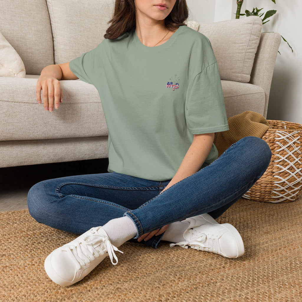The Mom TruthBomb, Stars and Stripes Logo Unisex Softstyle T-Shirt