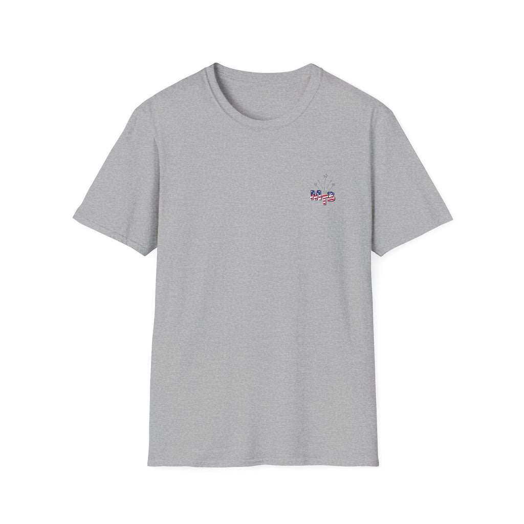 The Mom TruthBomb, Stars and Stripes Logo Unisex Softstyle T-Shirt