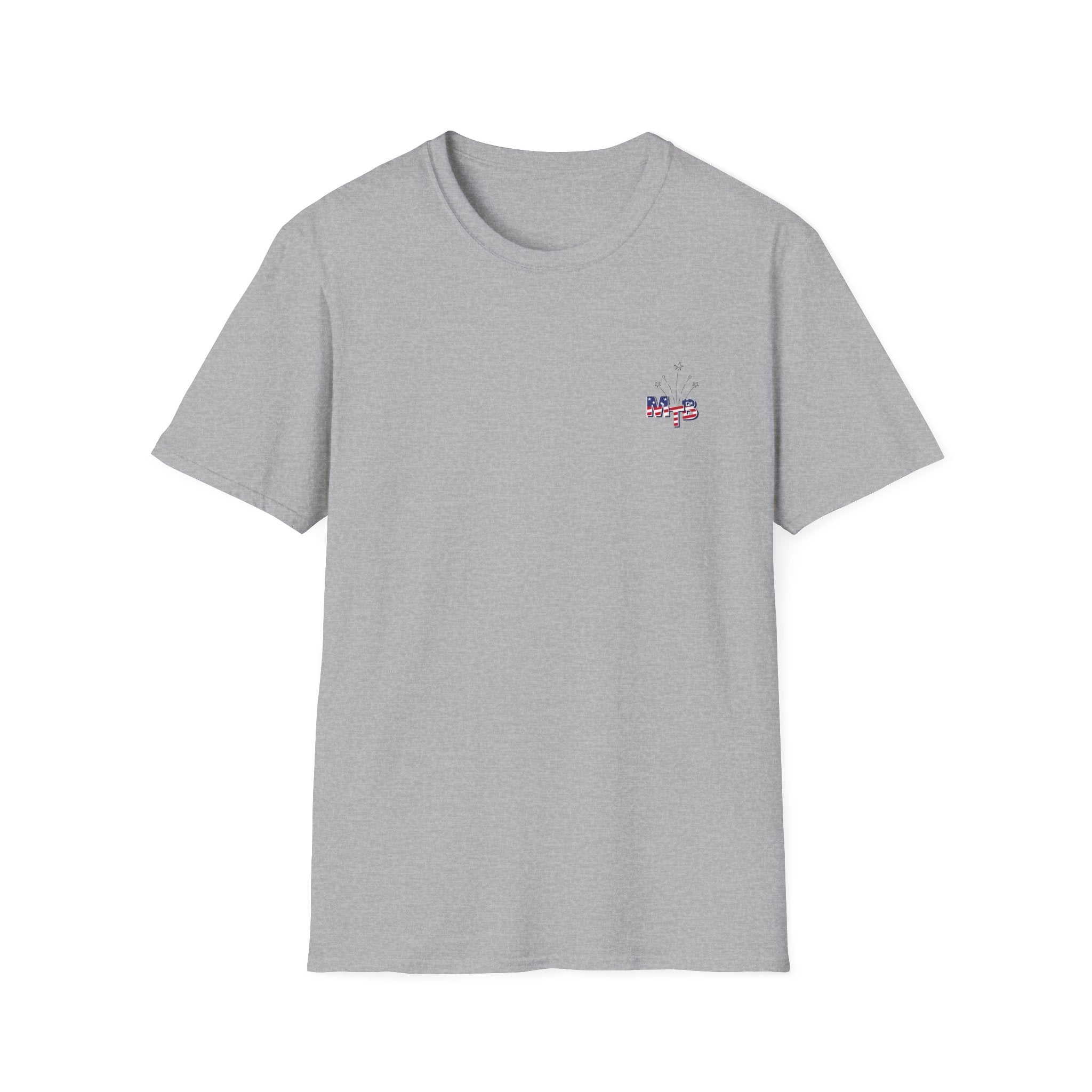 The Mom TruthBomb, Stars and Stripes Logo Unisex Softstyle T-Shirt