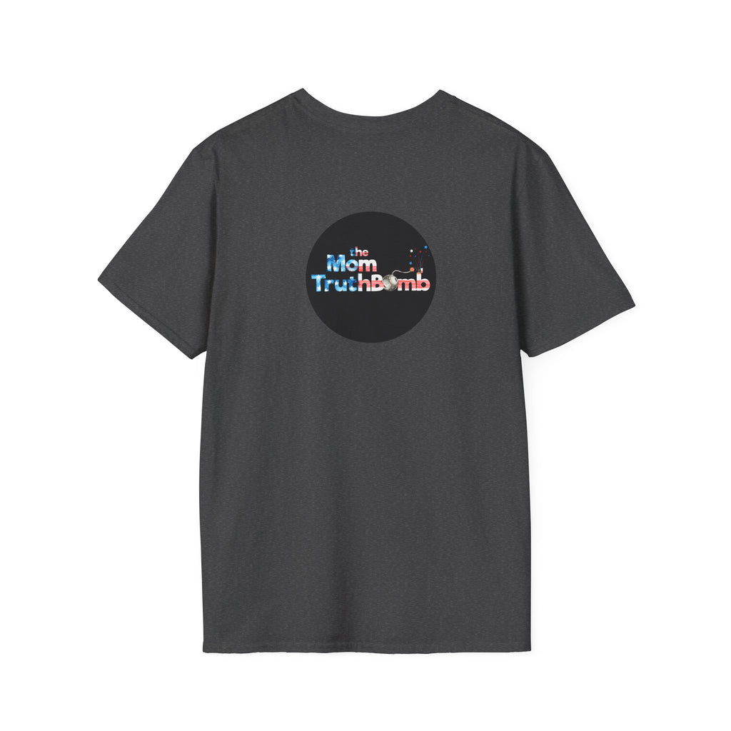 The Mom TruthBomb, Stars and Stripes Logo Unisex Softstyle T-Shirt