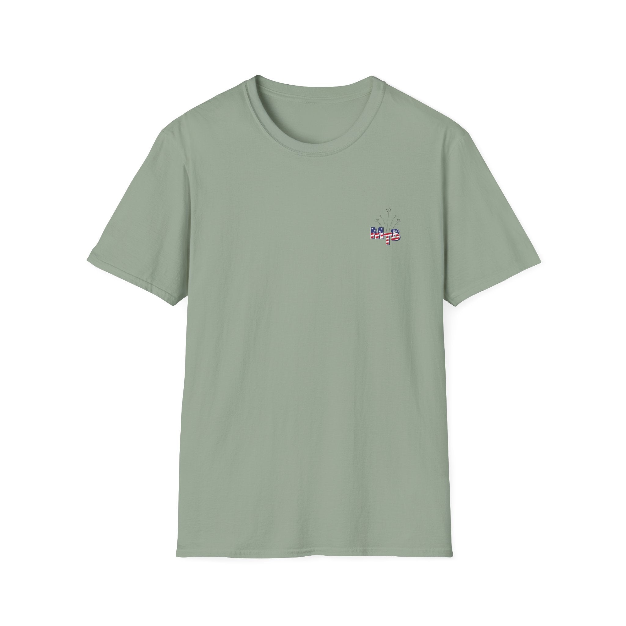 The Mom TruthBomb, Stars and Stripes Logo Unisex Softstyle T-Shirt