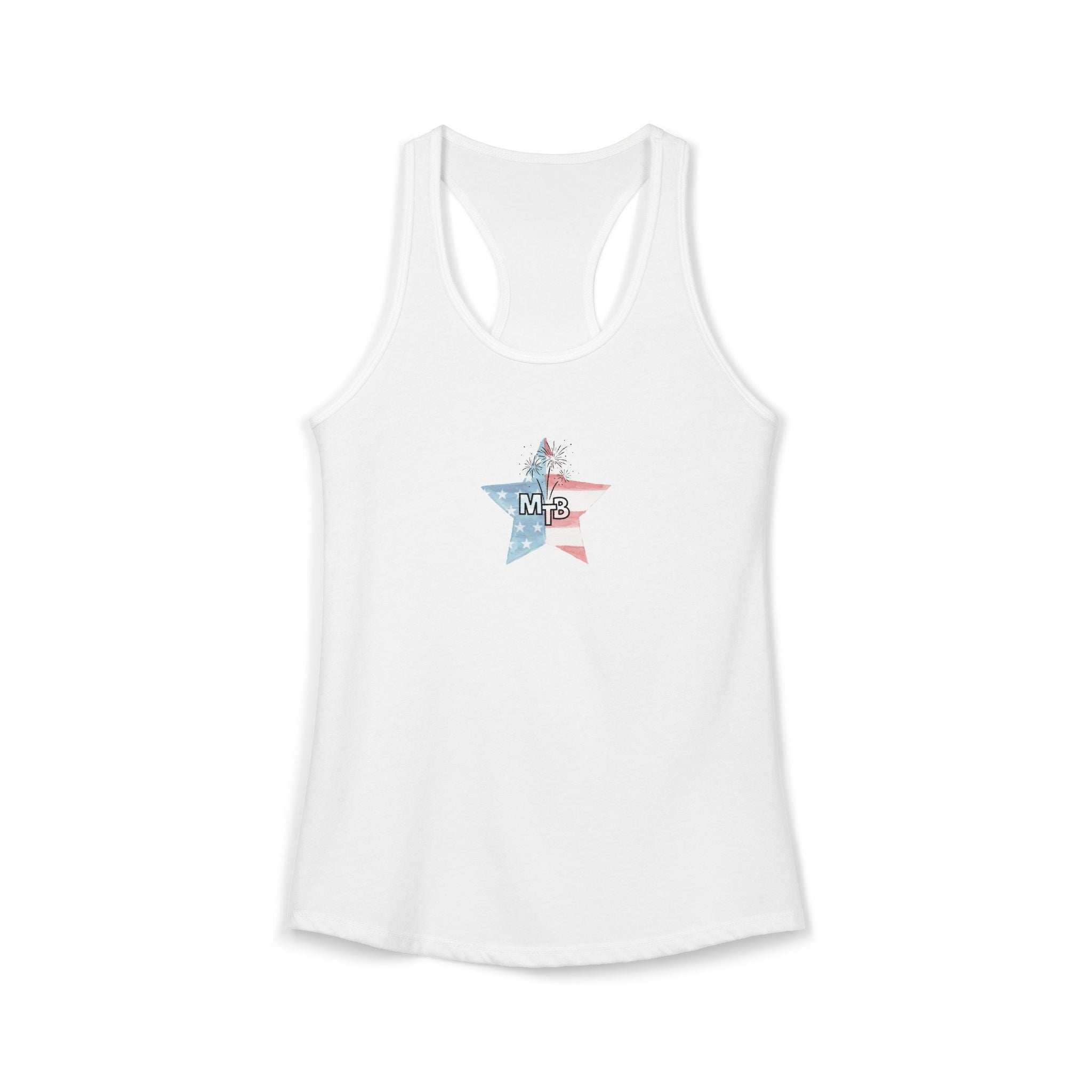 The Mom TruthBomb Star - Women's Ideal Racerback Tank