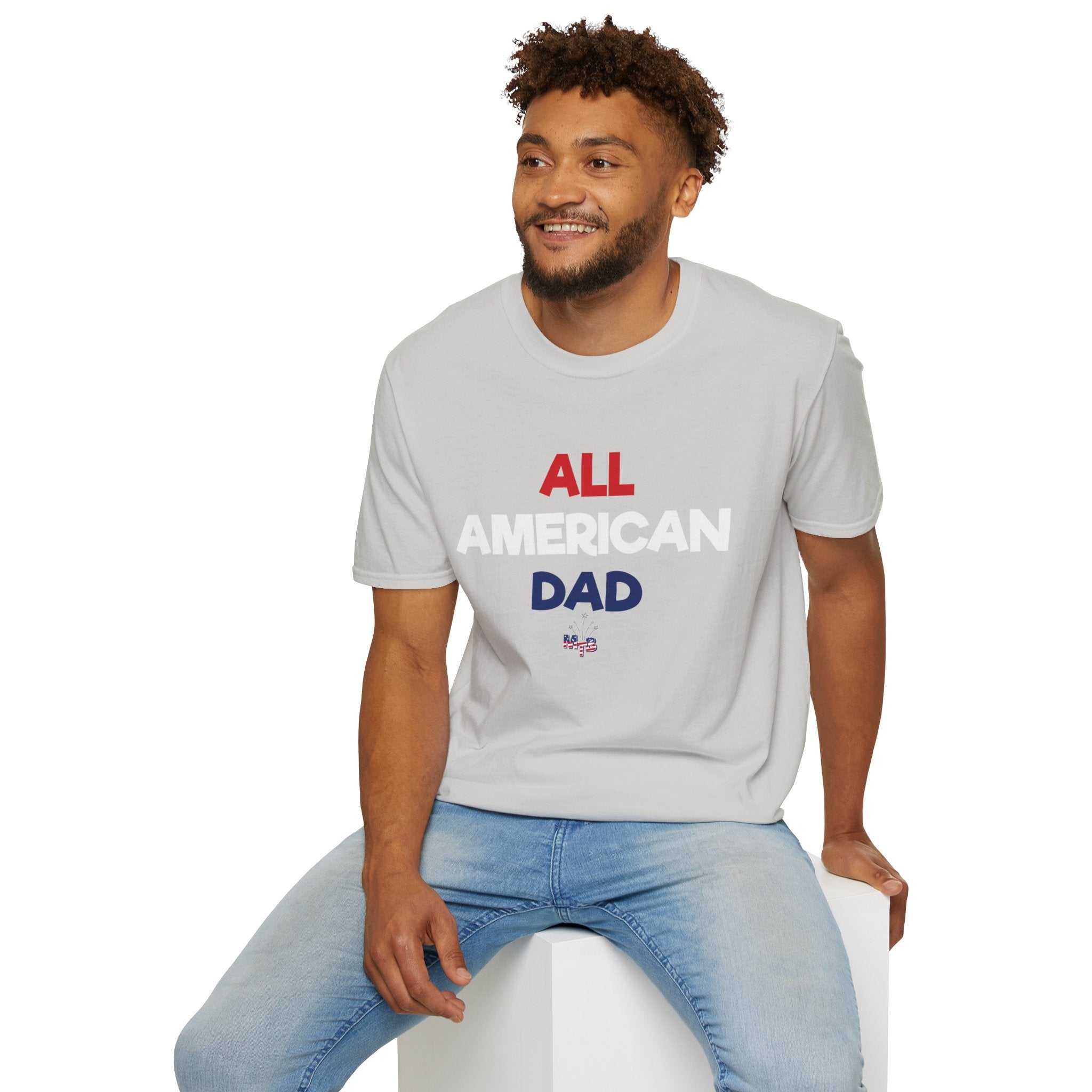 All American Dad, MTB Logo - Unisex Softstyle T-Shirt