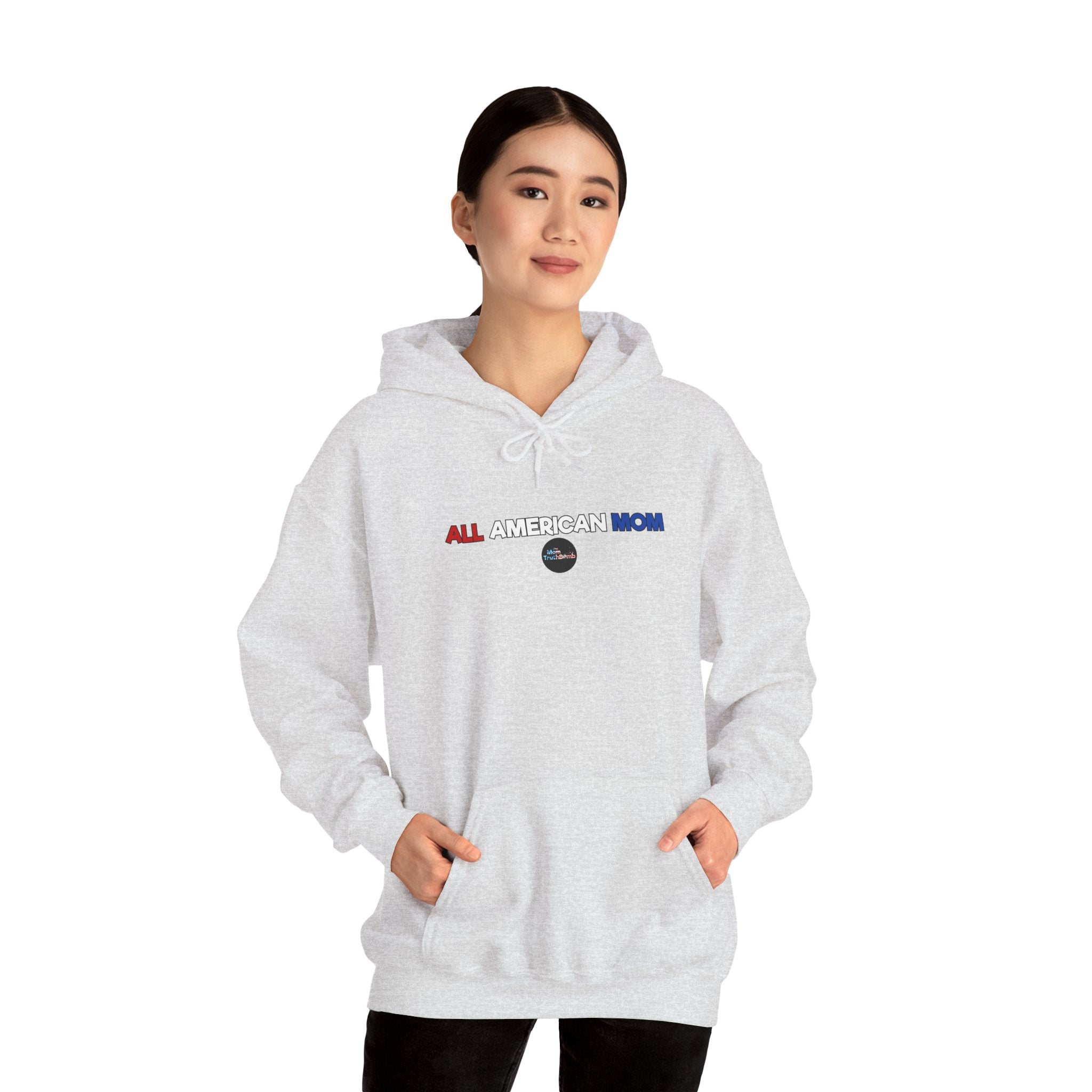All American Mom - Unisex Heavy Blend™ Hooded Sweatshirt