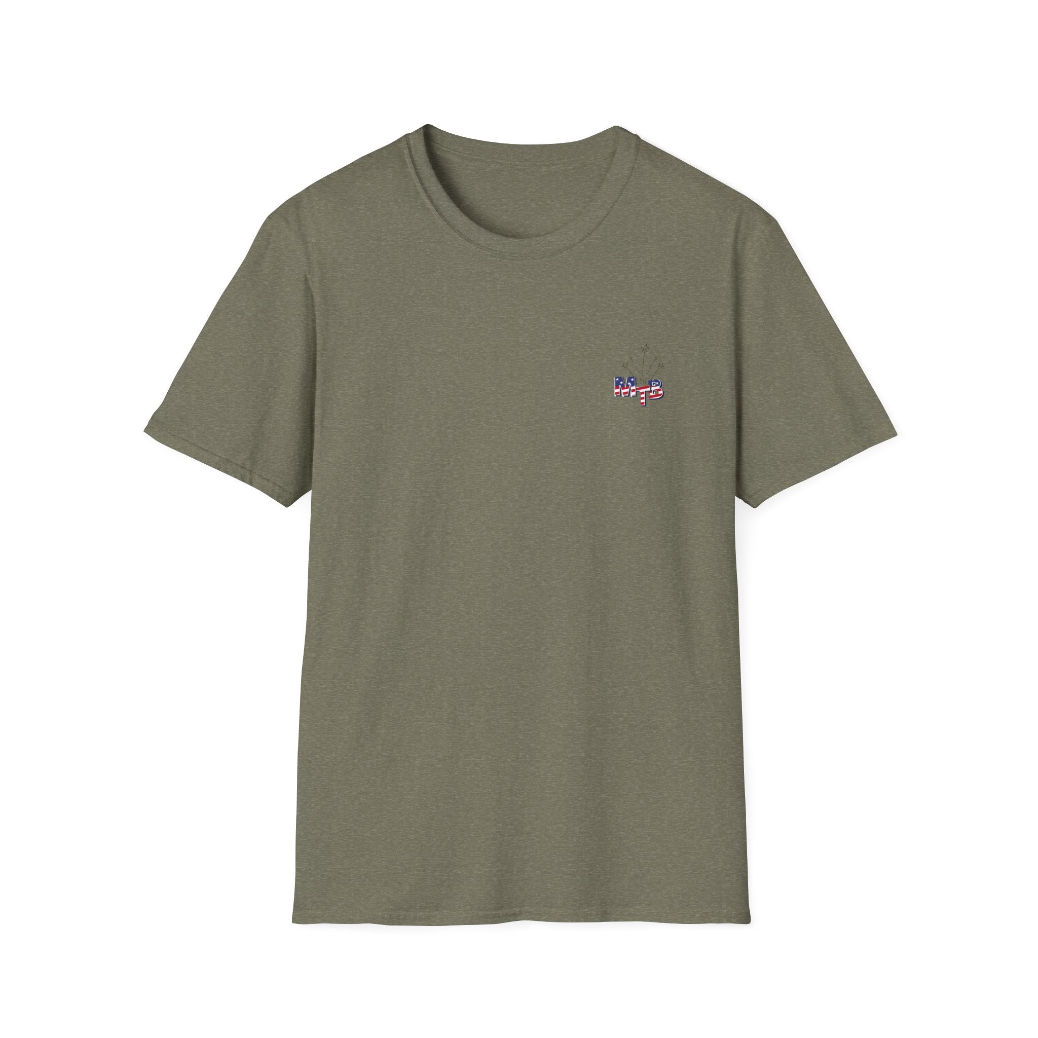 The Mom TruthBomb, Stars and Stripes Logo Unisex Softstyle T-Shirt