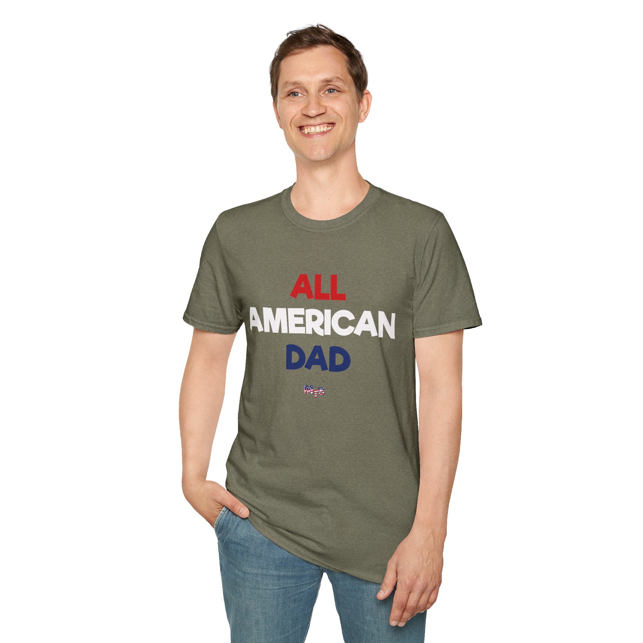 All American Dad, MTB Logo - Unisex Softstyle T-Shirt