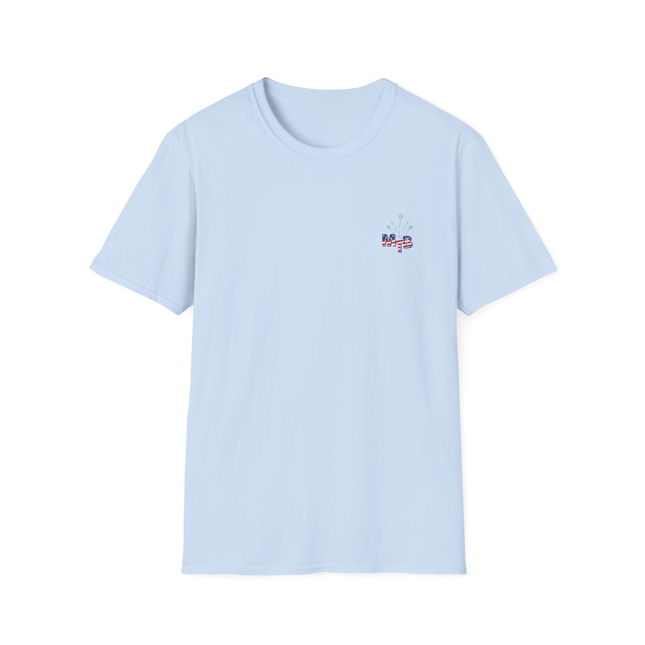 The Mom TruthBomb, Stars and Stripes Logo Unisex Softstyle T-Shirt