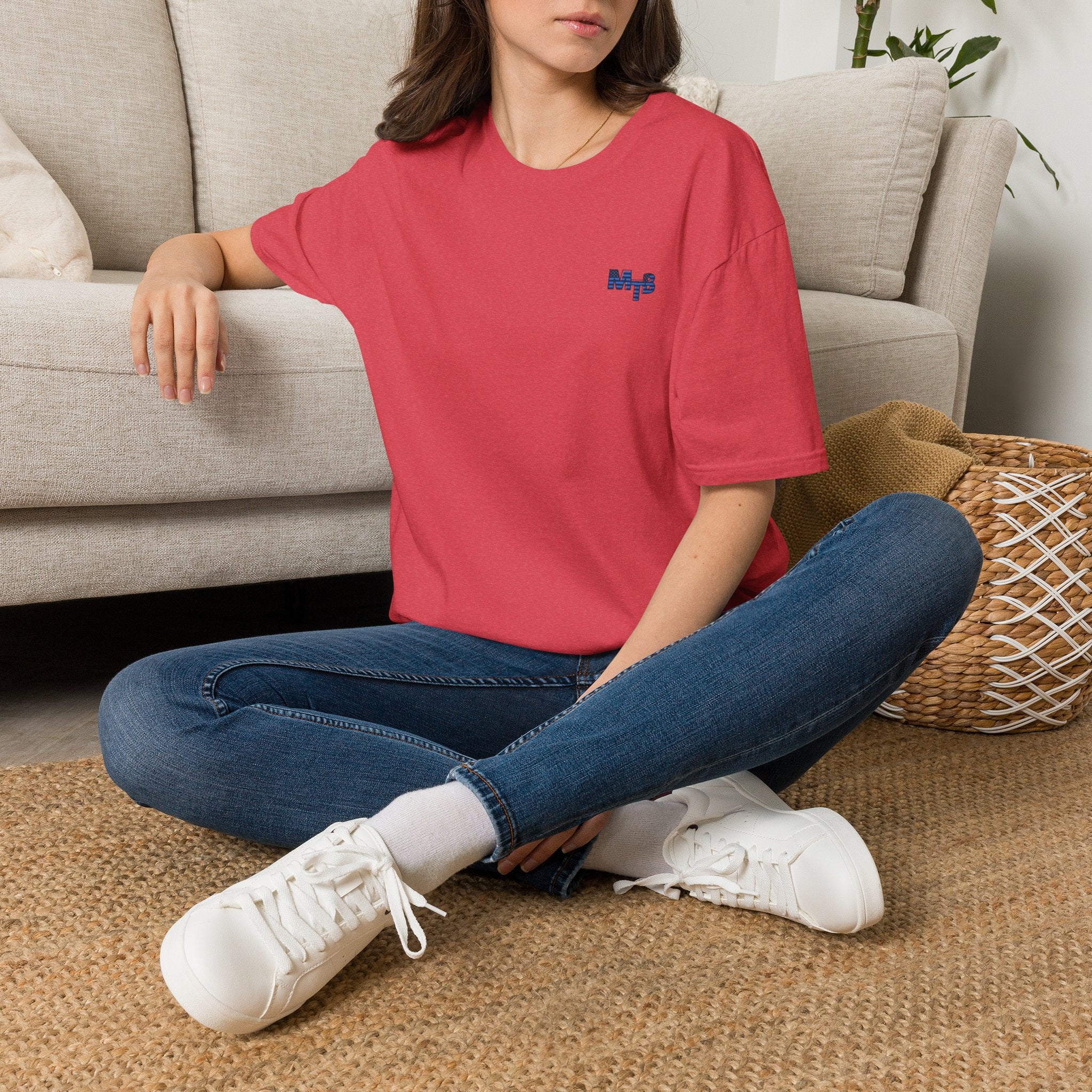 The Mom TruthBomb, Stars and Stripes Logo Unisex Softstyle T-Shirt