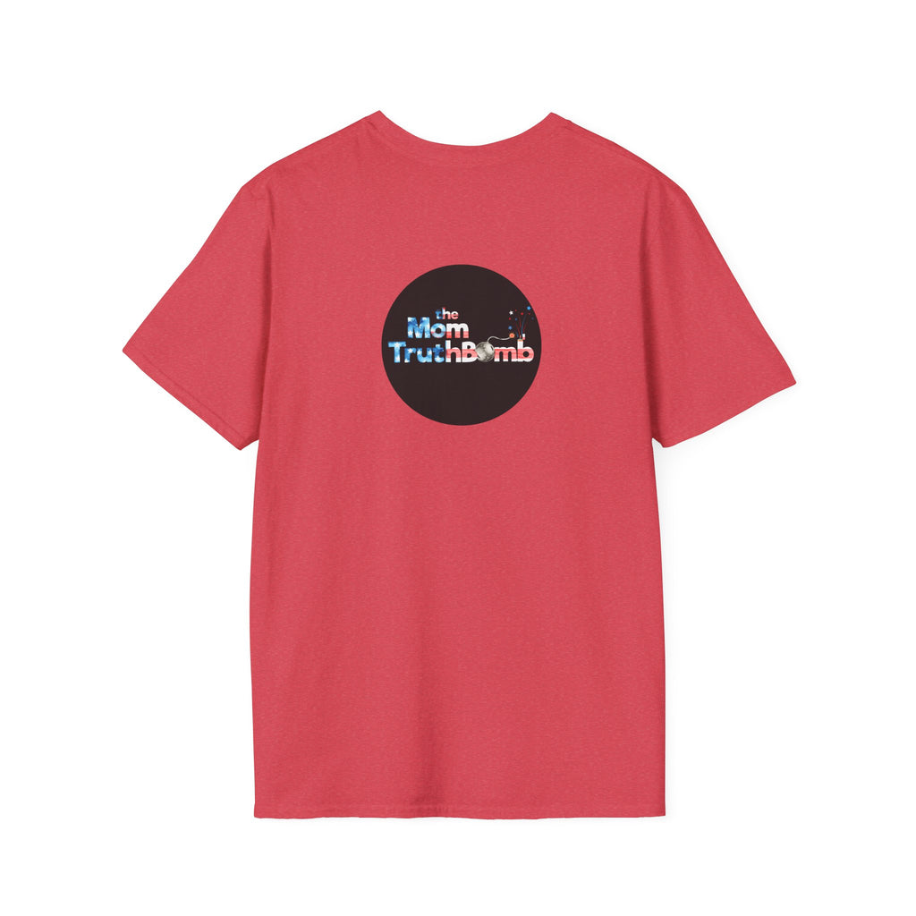 The Mom TruthBomb, Stars and Stripes Logo Unisex Softstyle T-Shirt