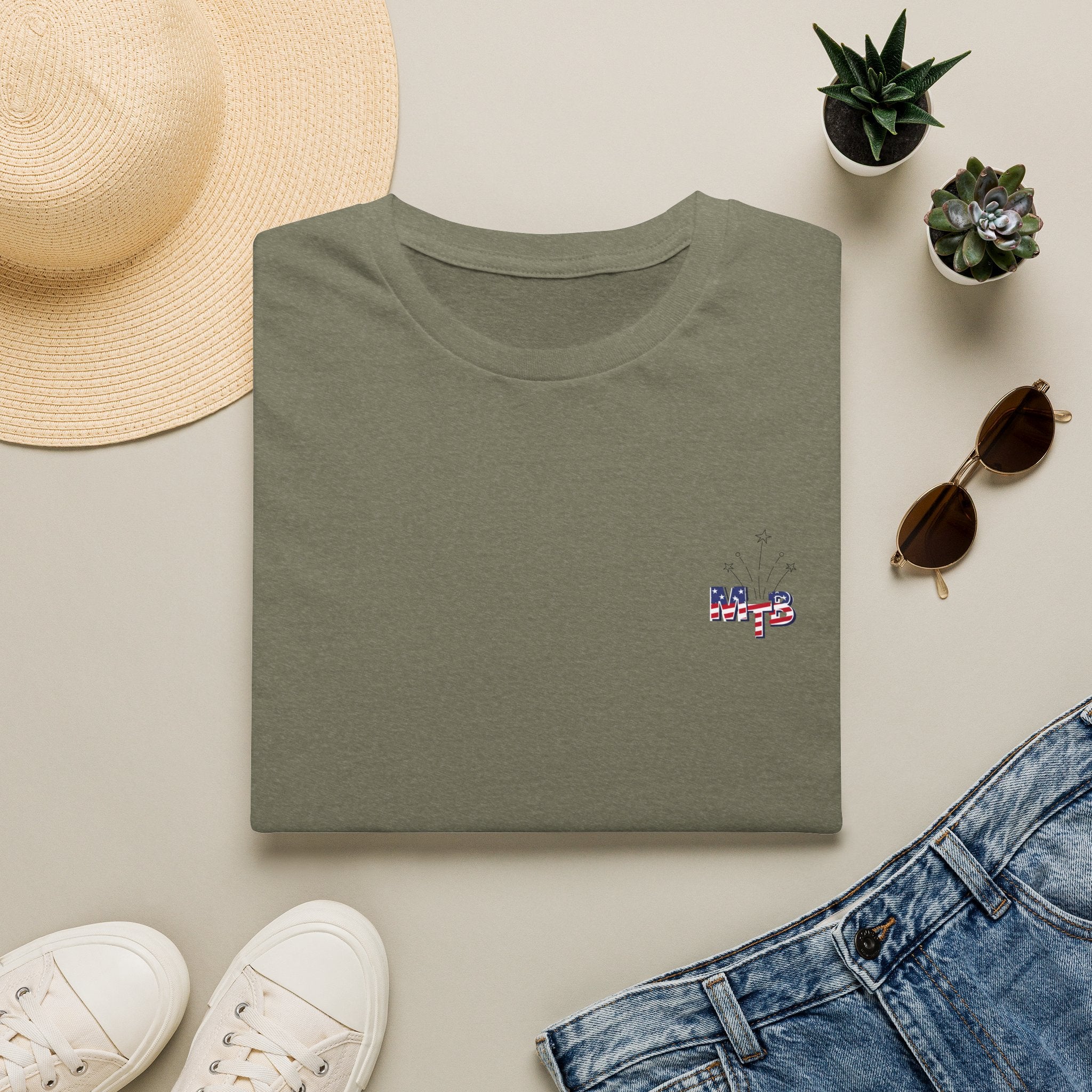 The Mom TruthBomb, Stars and Stripes Logo Unisex Softstyle T-Shirt