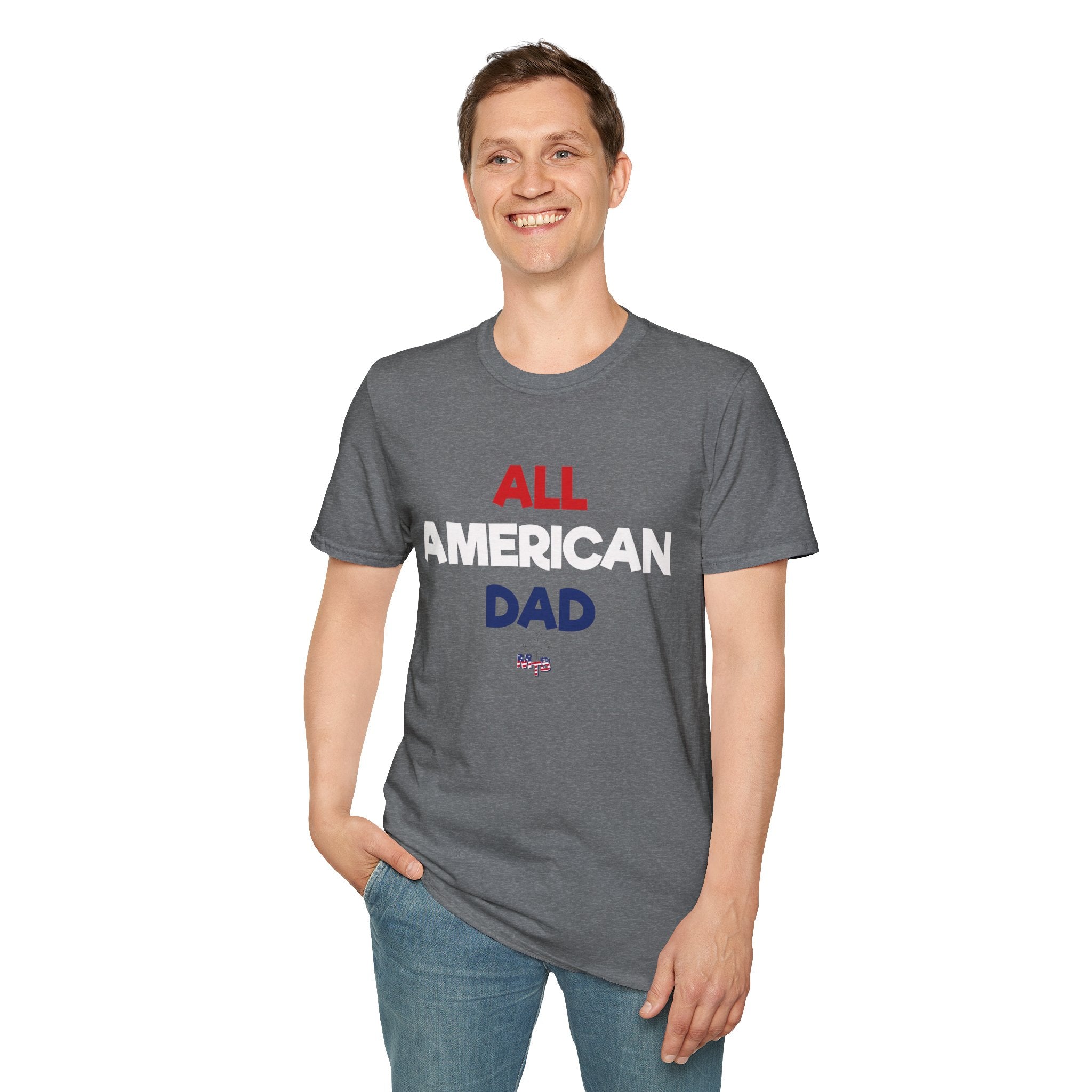 All American Dad, MTB Logo - Unisex Softstyle T-Shirt