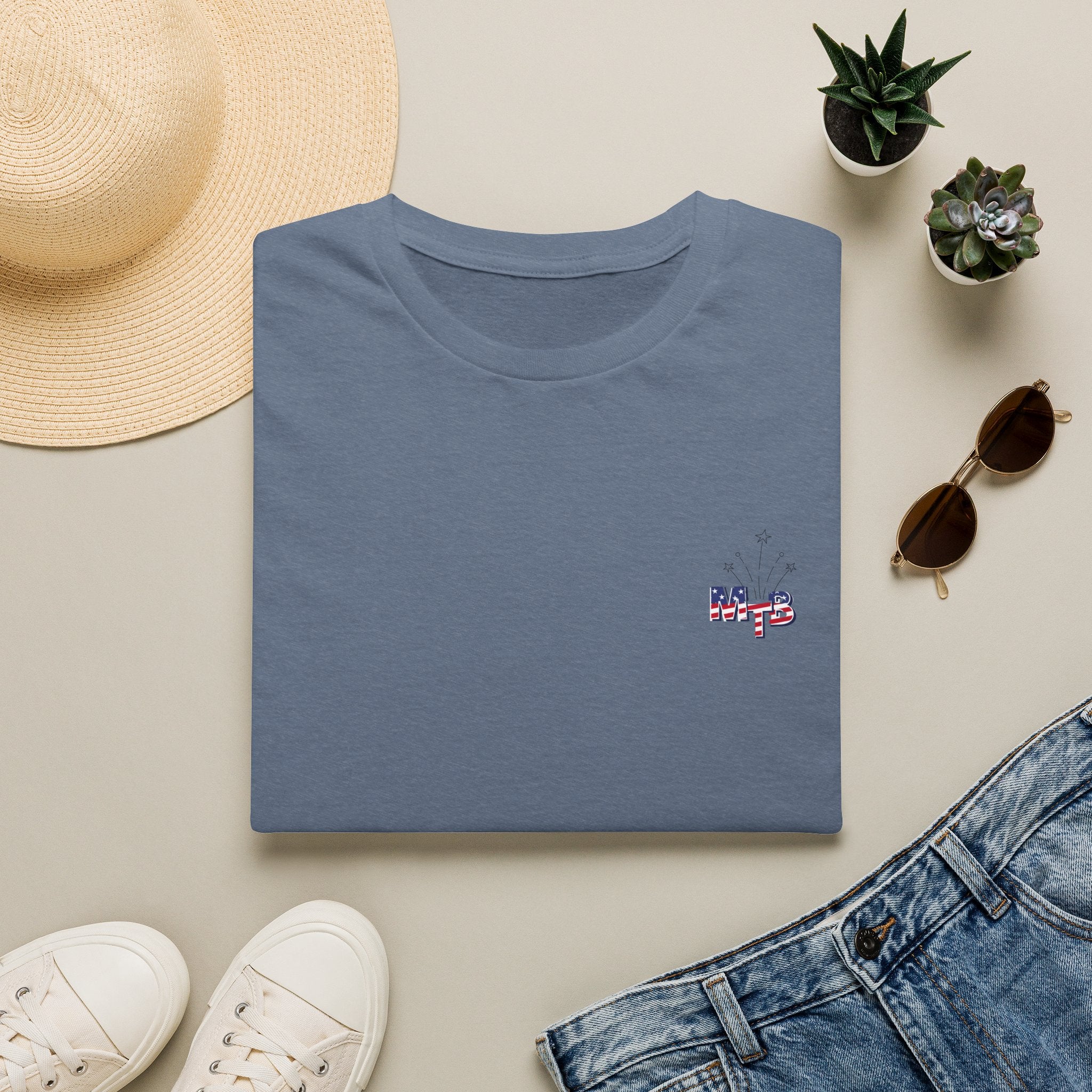 The Mom TruthBomb, Stars and Stripes Logo Unisex Softstyle T-Shirt