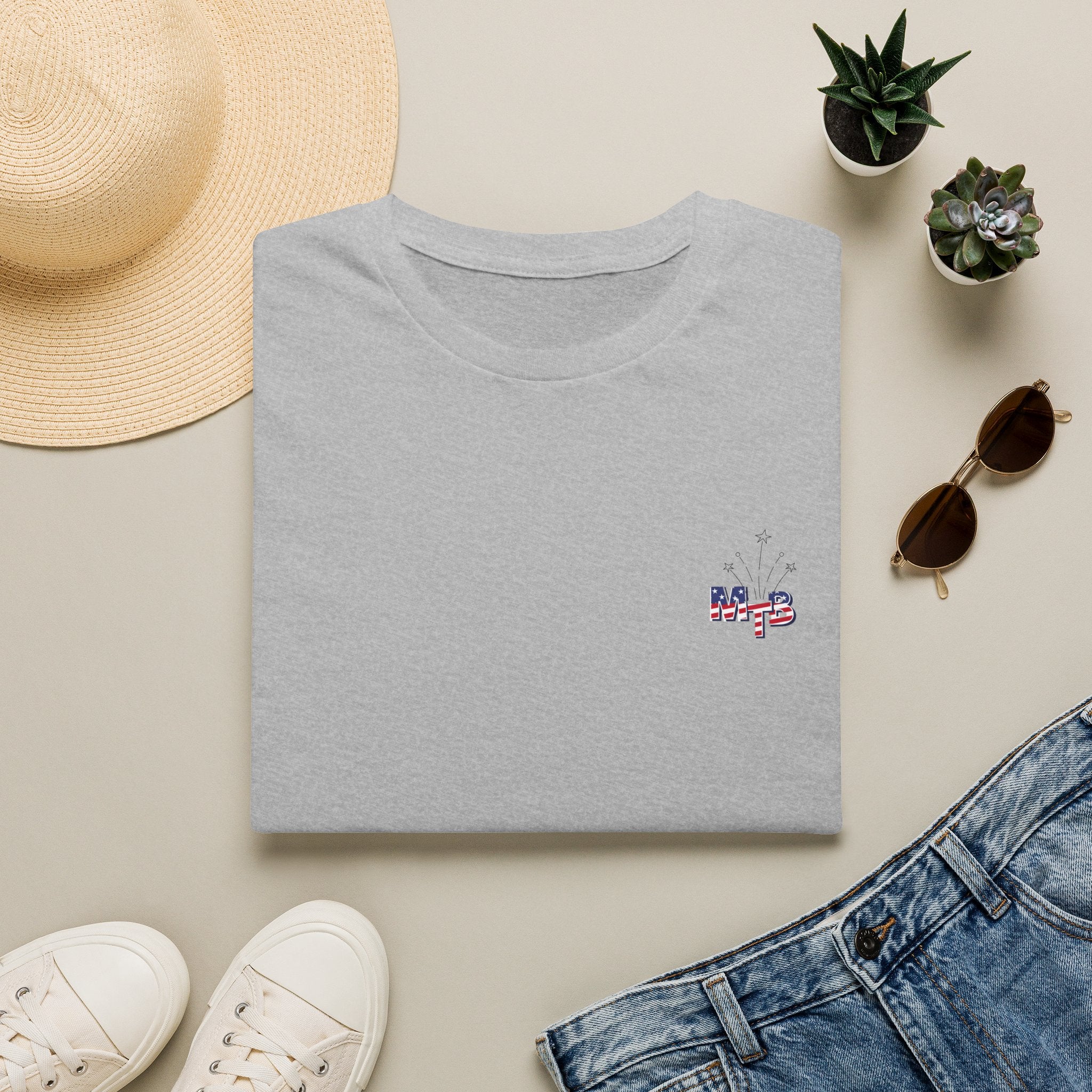 The Mom TruthBomb, Stars and Stripes Logo Unisex Softstyle T-Shirt