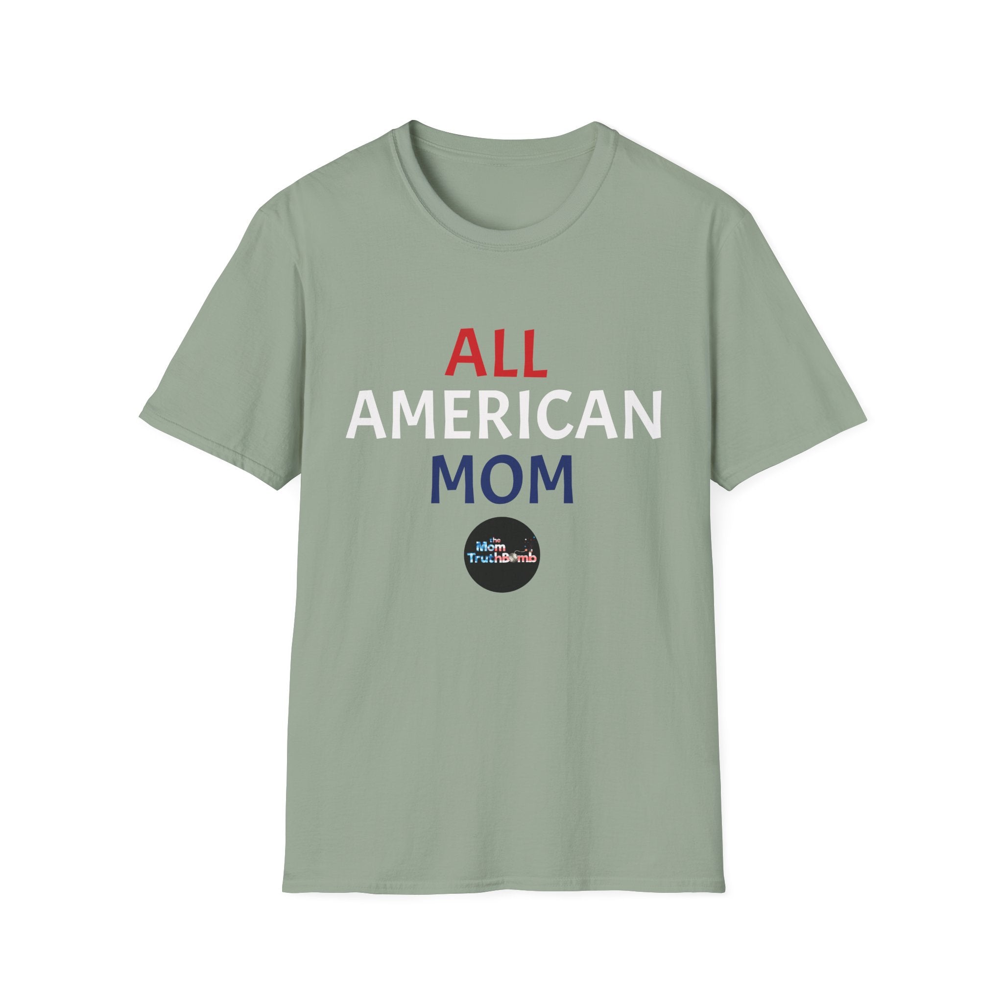 All American Mom - Unisex Softstyle T-Shirt