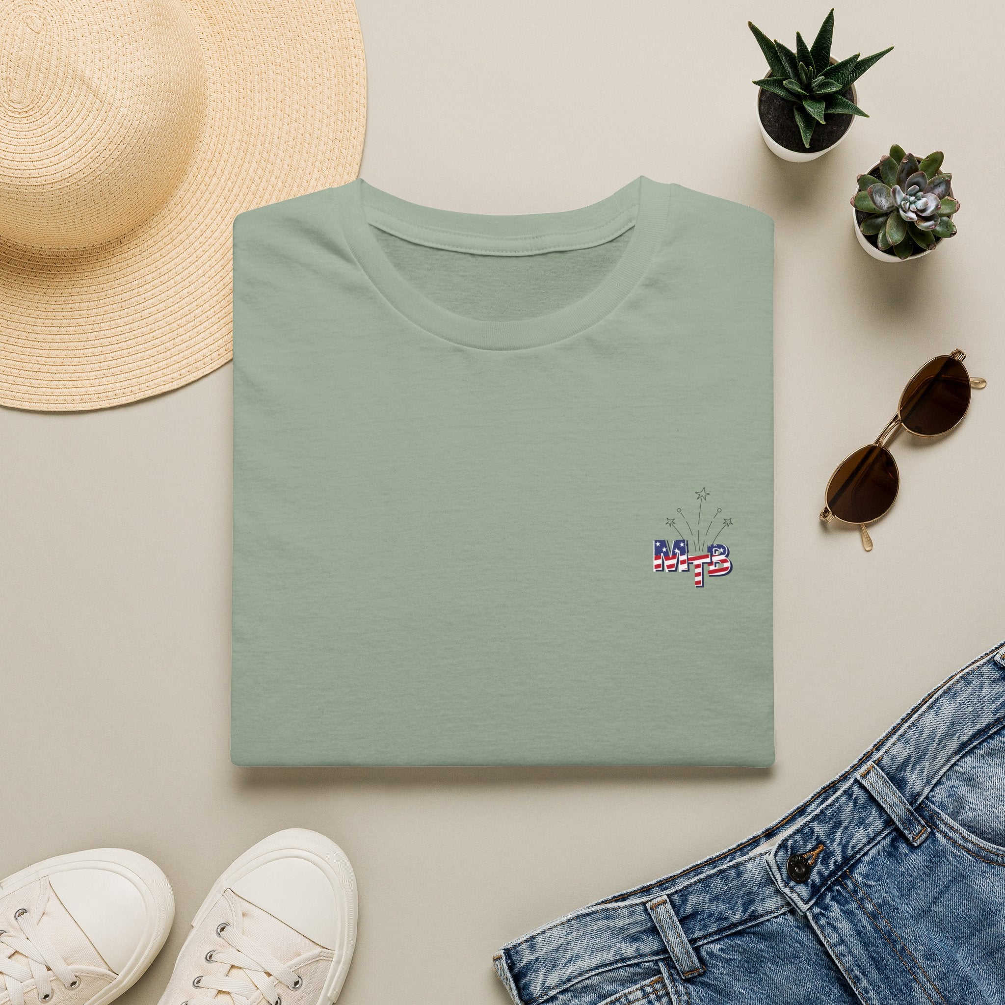 The Mom TruthBomb, Stars and Stripes Logo Unisex Softstyle T-Shirt