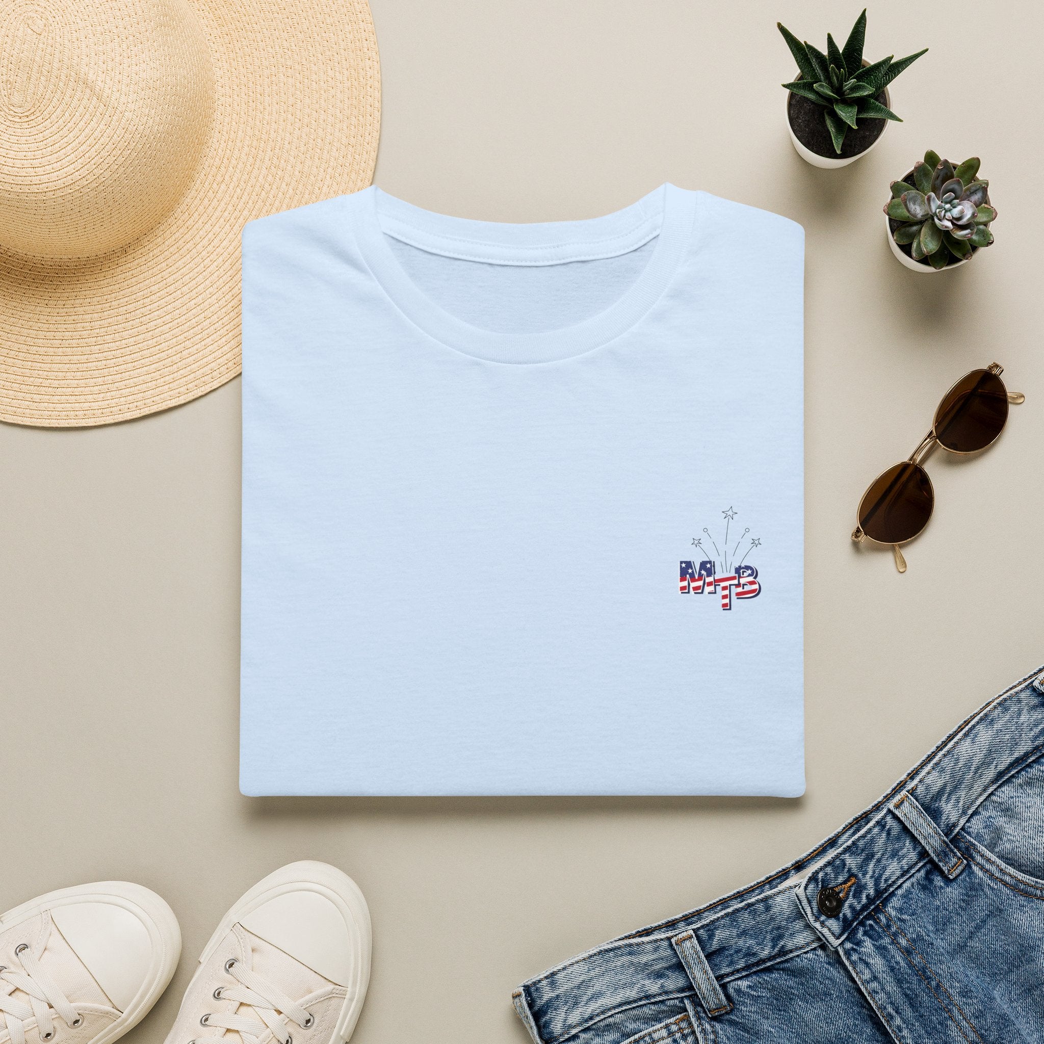 The Mom TruthBomb, Stars and Stripes Logo Unisex Softstyle T-Shirt
